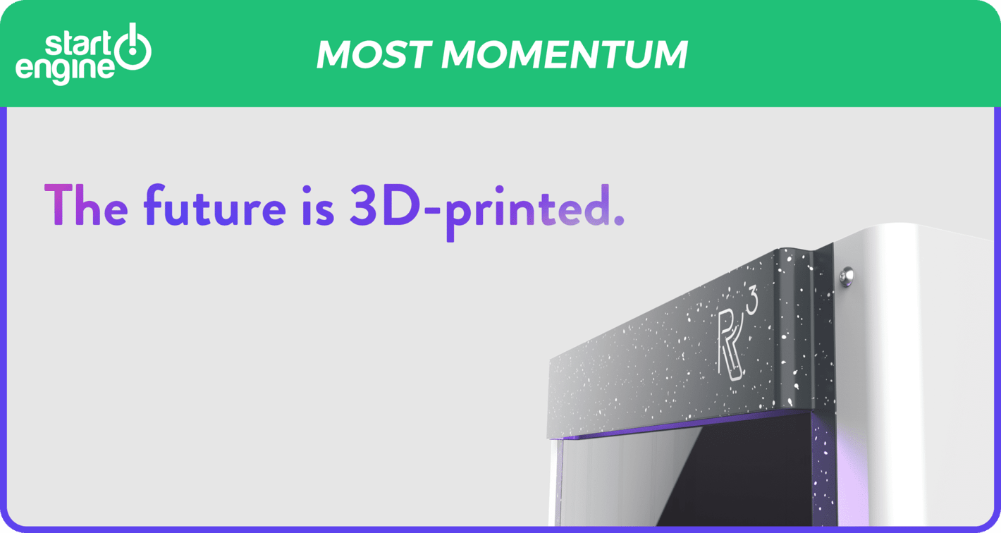 R3 Printing on StartEngine: Most Momentum! 🚀