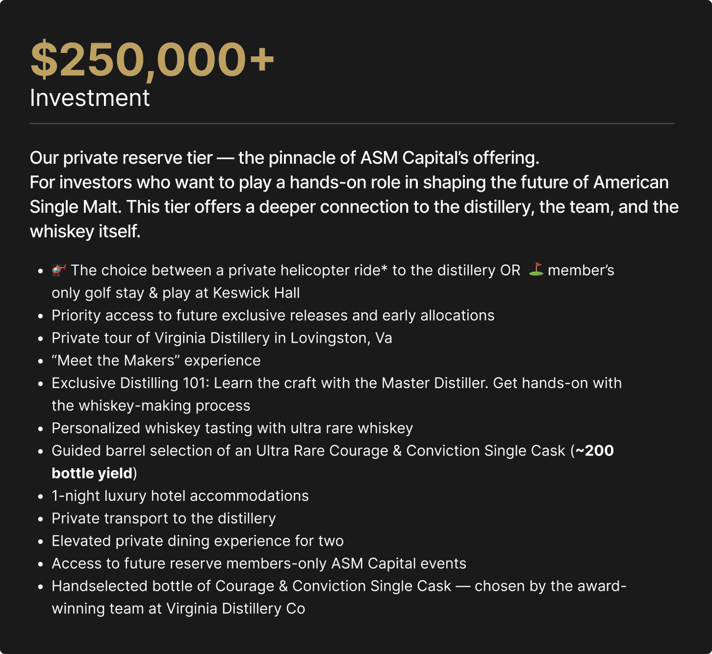 ASM Capital Whiskey Fund — Republic